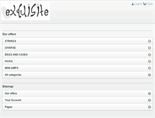 Tablet Screenshot of exquisite.fr